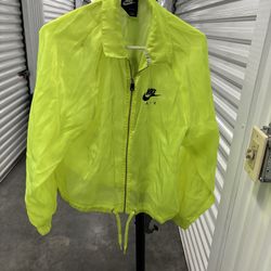 NIKE Woman Jacket Yellow Size L