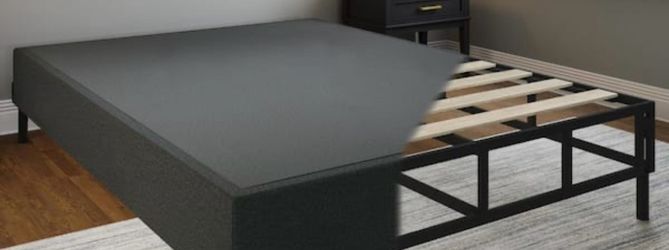 King size Metal & Wood Box Spring