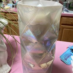 Iridescent vases
