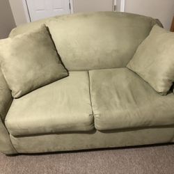 Love seat & Couch (Sage Green)