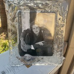Vintage Fifth Avenue Crystal 8x10 Portico Frame New In The Box