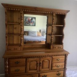 Wooden bedroom set OR individual pieces 