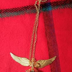 Golden Snitch Spherical Quartz Pocket Watch 