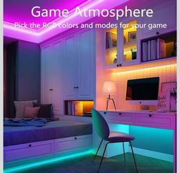 65FT LED Neon Rope Lights Create a colorful and dynamic atmosphere SLOW AUTO