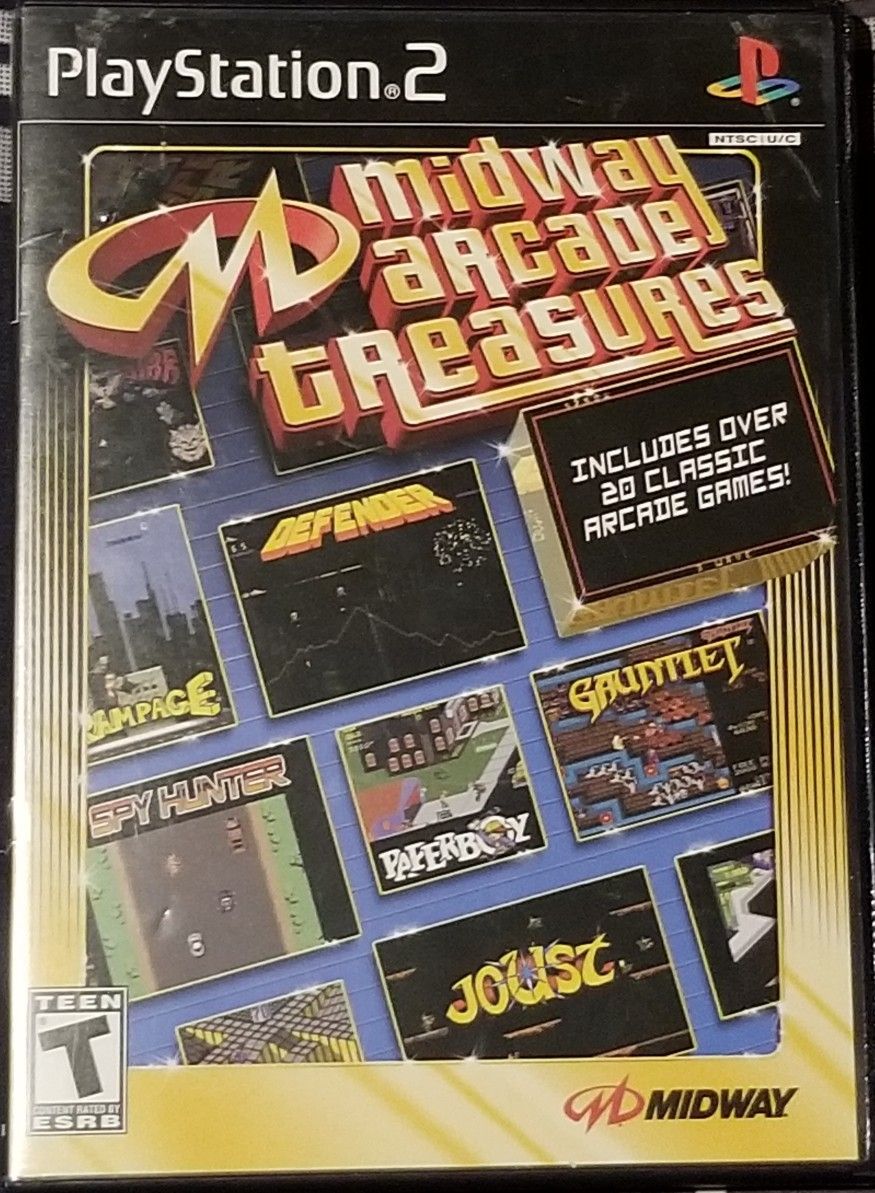 Midway Arcade Treasures PS2 Playstation 2 Game USED