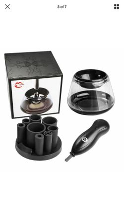 Electric make up brush cleaner