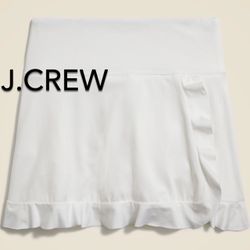 🌞(NEW) GIRLS’ J.CREW RUFFLE SKORT IN PERFORMANCE JERSEY - SIZE: 10 (MEDIUM)🌞