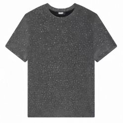 DKNY bling top shining shot sleeve shirt size Xl lady t shirt  Only tried on, never wear. I lost tags so I cannot return it…  Comes from pet free smok