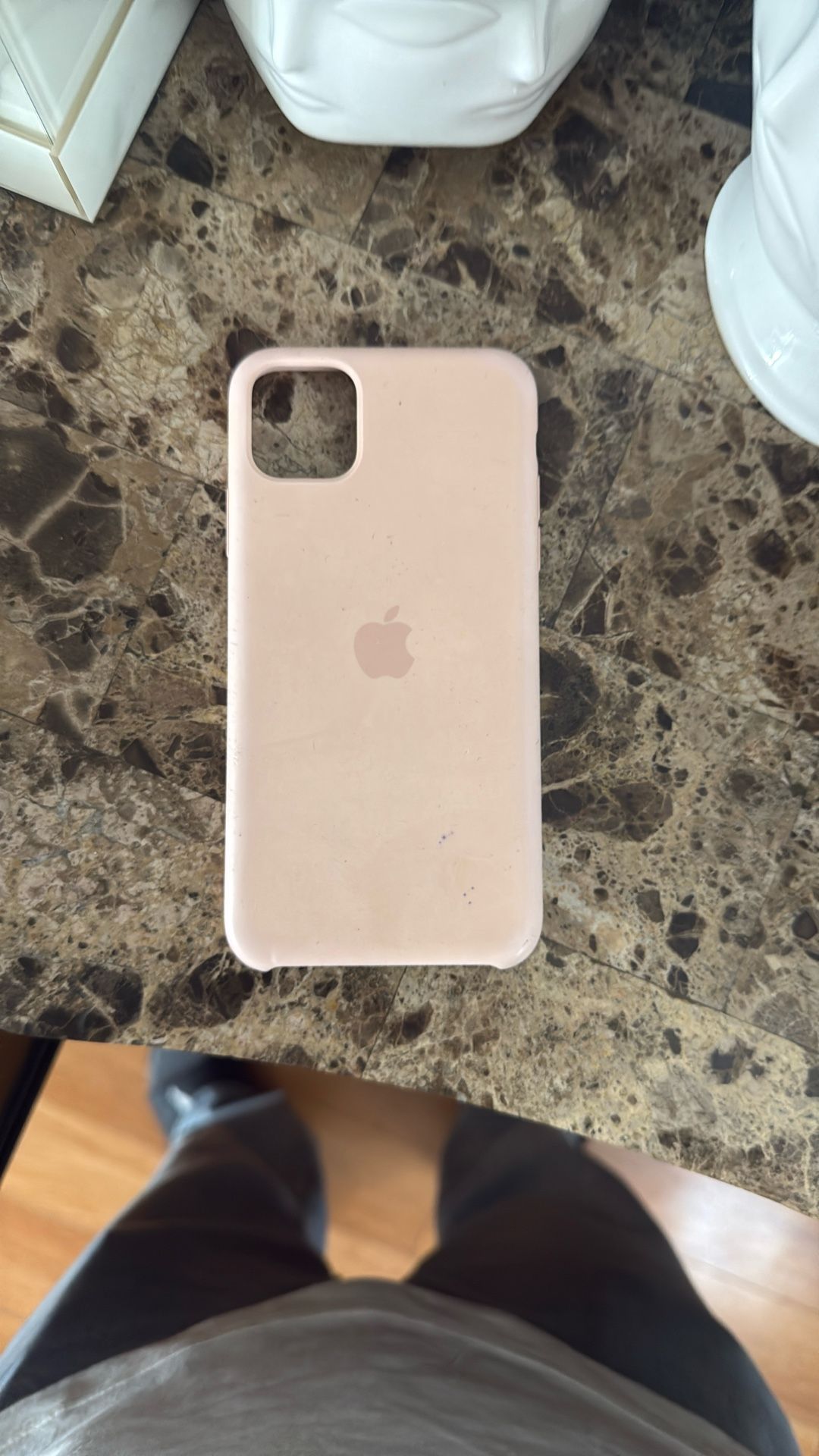 Pink Apple Silicon iPhone 11 Pro Max Case