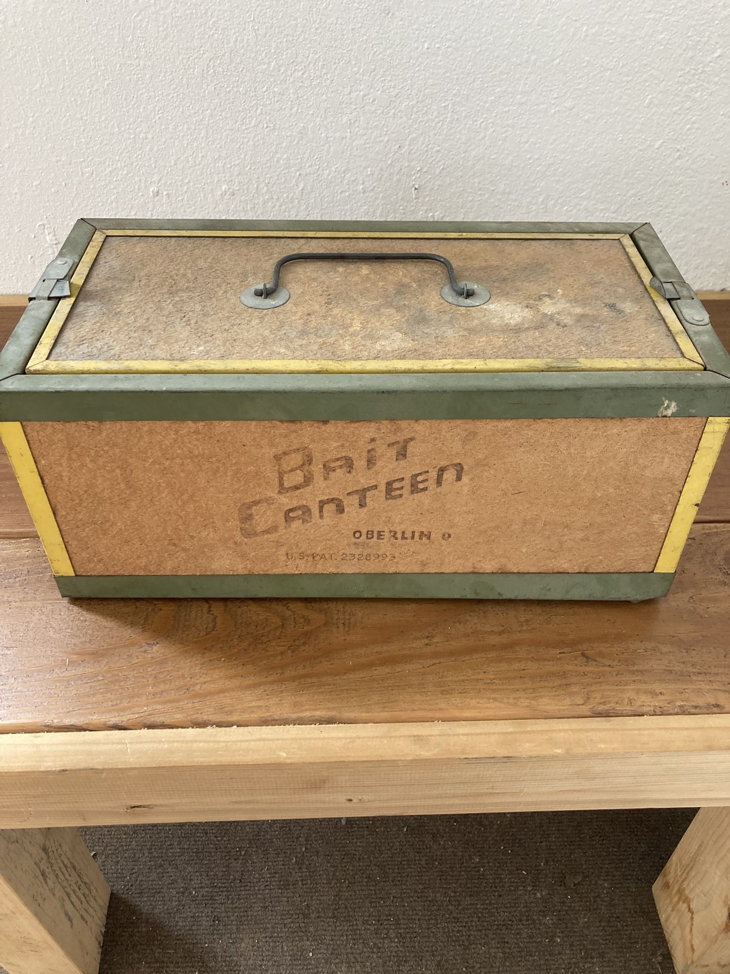 Antique Bait Tackle Box 