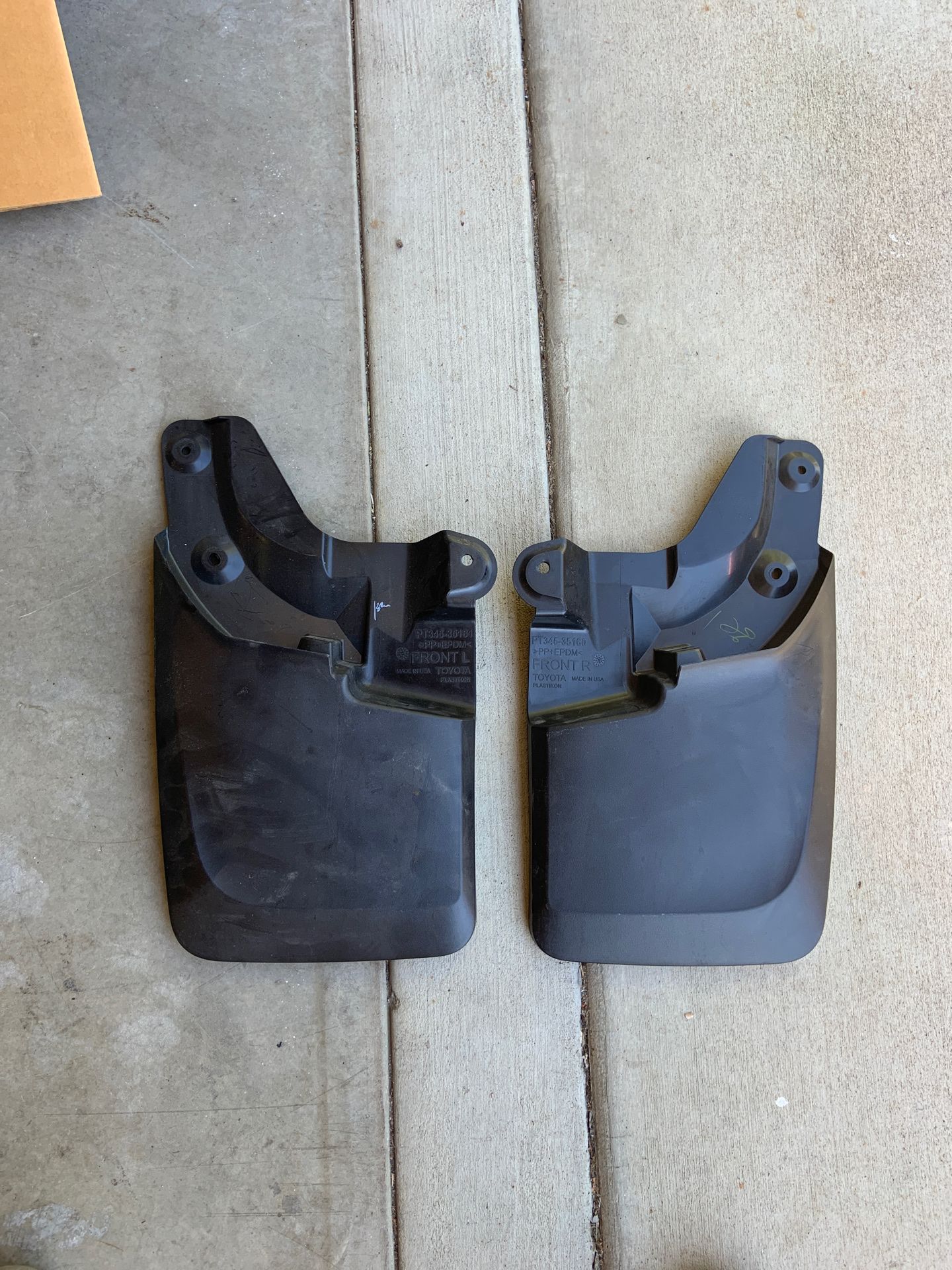 Front mud flaps 2016 Tacoma