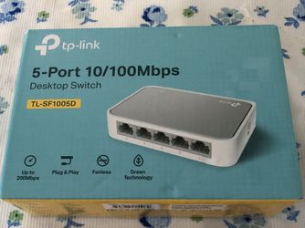 TP-Link 5 Port 10/100 Mbps Fast Ethernet Switch | Desktop Ethernet Splitter