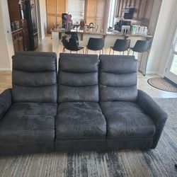3 Peice Automatic Reclining Sofa