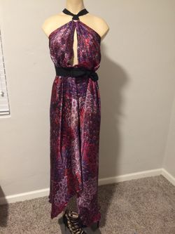 Grecian silk dress
