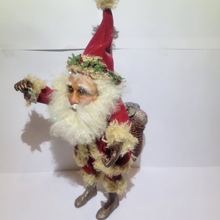 Demdaco Glad Tidings Drolleries Santa Christmas