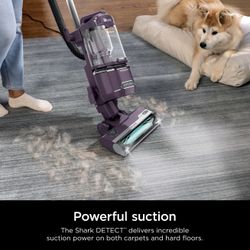 Shark Detect Lift-Away ADV Upright Vacuum, Pet Friendly, Floor Detect, Direction Detect, PowerFins Self-Cleaning Brushroll, LA490 Mauve