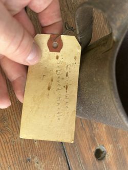 Antique Civil War Tin Cup 