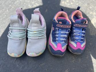 2 Pairs Size 13 Shoes For Kids