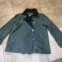 Exploits Oilskin Coat Jacket Women Size 2
