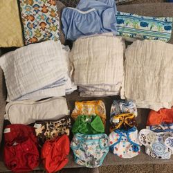 Reusable cloth diaper set
