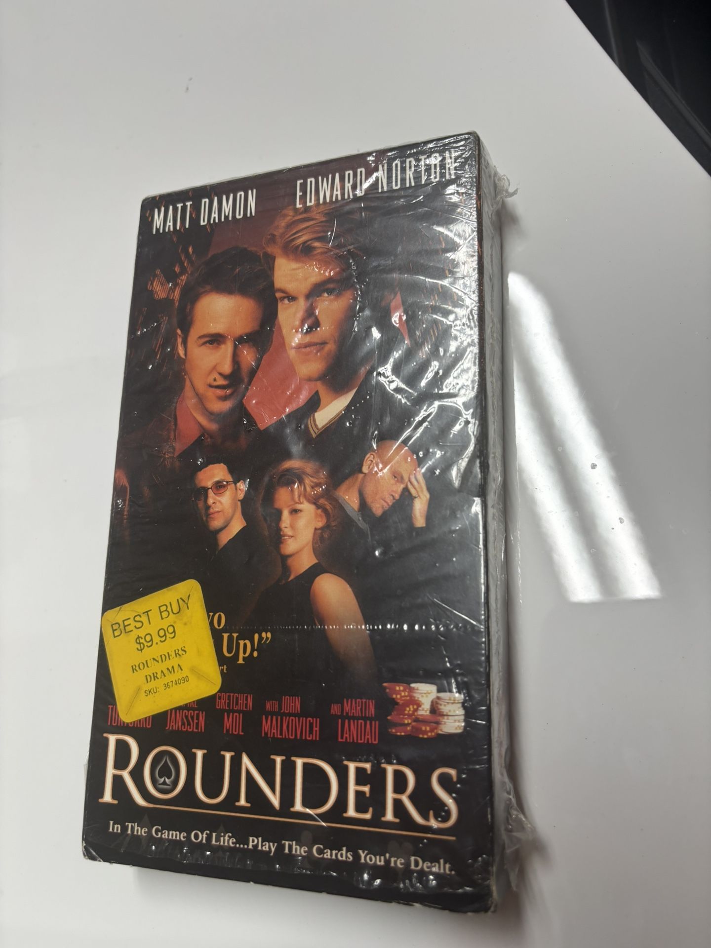 Rounders VHS classic gambling poker movie