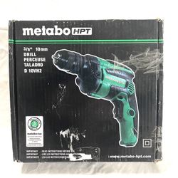 Brand New In The Box Metabo HPT Corded 3/8” Drill Driver. Retails for $99.