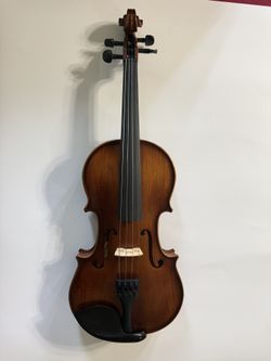 Bunnel Pupil Violin Outfit 3/4 Size By Kennedy Violins - Carrying Case and Accessories Included - Solid Maple Wood and Ebony Fittings