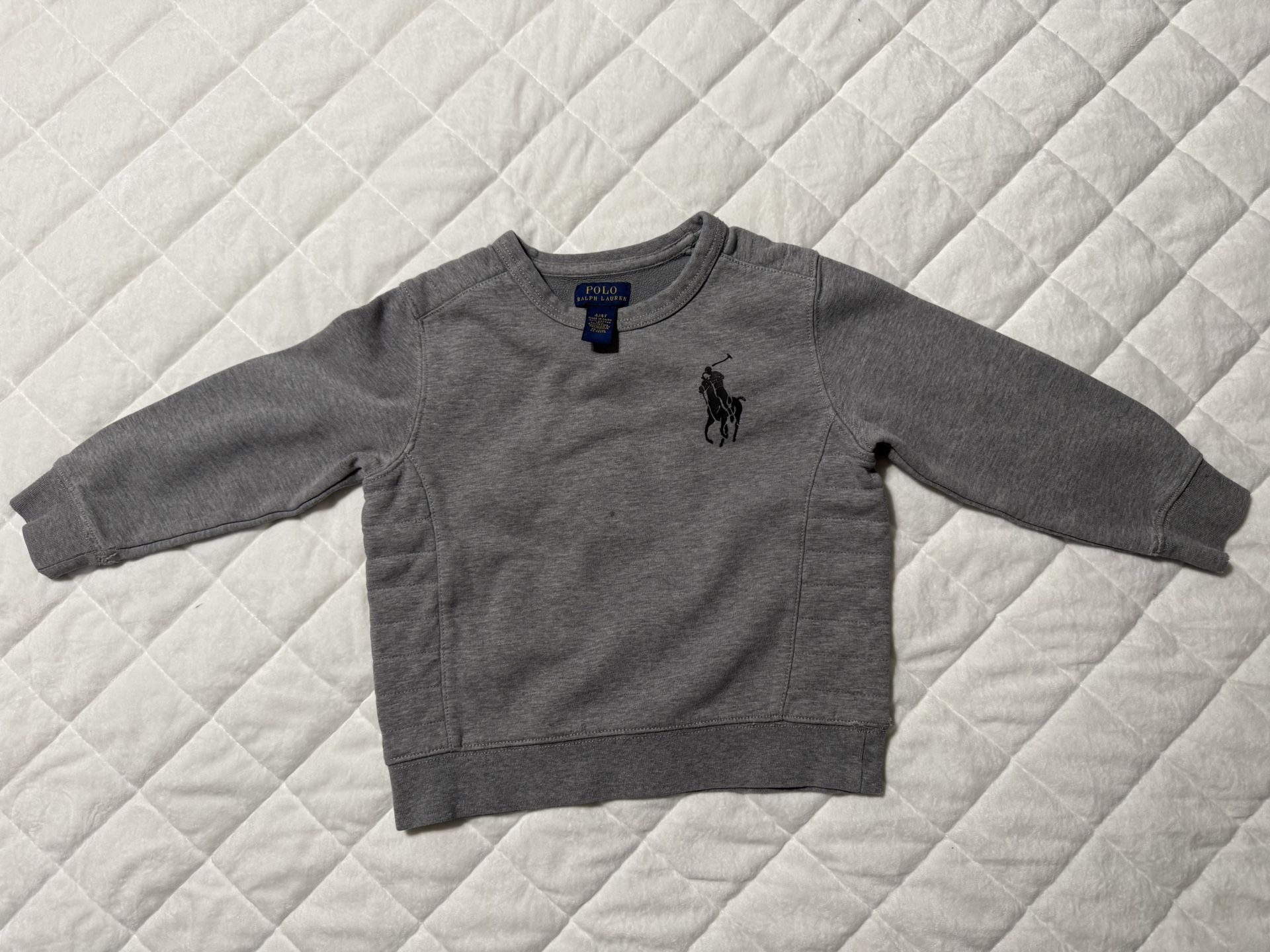 Kids Grey Sweatshirt, Ralph Lauren
