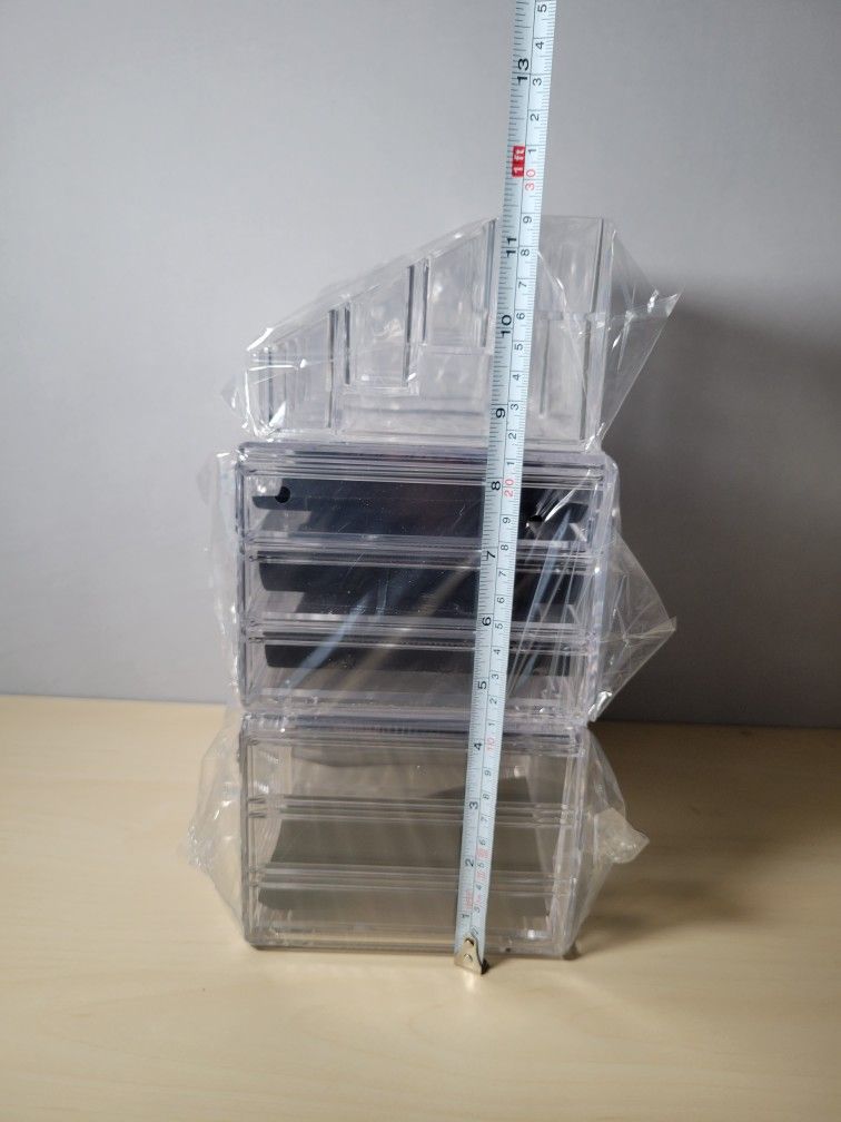 DreamGenius 3 Piece Acrylic Makeup Organizer