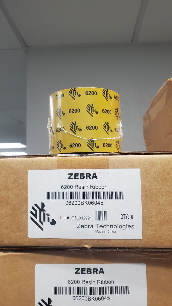 Zebra Resin Ribbon- 06200BK06045