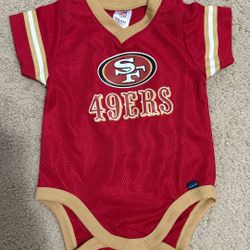 SF 49ers One Piece 3-6m