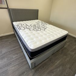 Queen Size Mattress Pillow Top 12” Thick. All Sizes Available Same Day Delivery