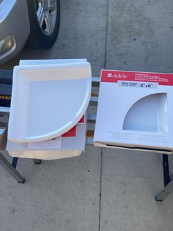 Ceramic Bath Accessories (Corner Shelf)