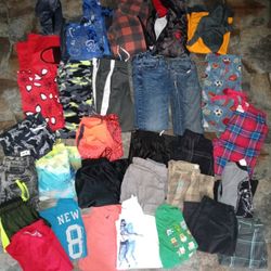 huge lot boys sz 10 clothes