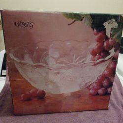 Glass Bowl With Design