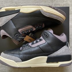 NIKE Air Jordan 3 A Ma Maniere “While You Were Sleeping” Sneakers Size 10.5 M Brand New