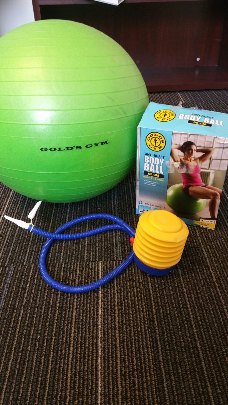 Gold's Gym 55cm Anti-Burst Exercise Body Ball