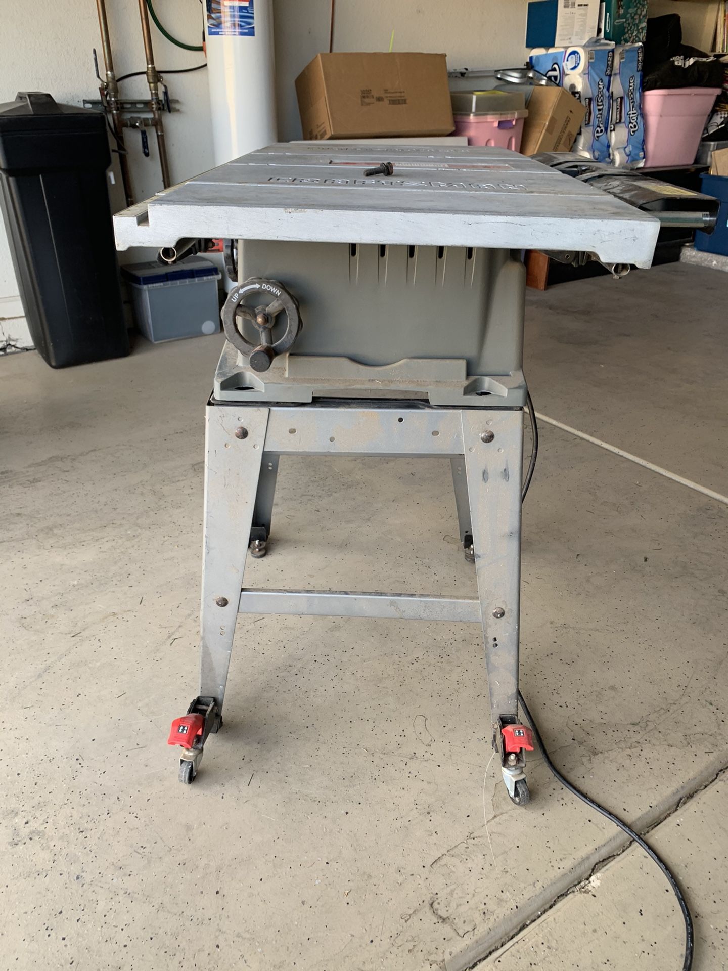 Craftsman table saw 10 inch 3.0 HP With guard and fence for Sale in