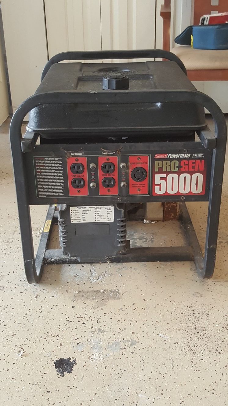 Coleman Powermate Pro Gen 5000