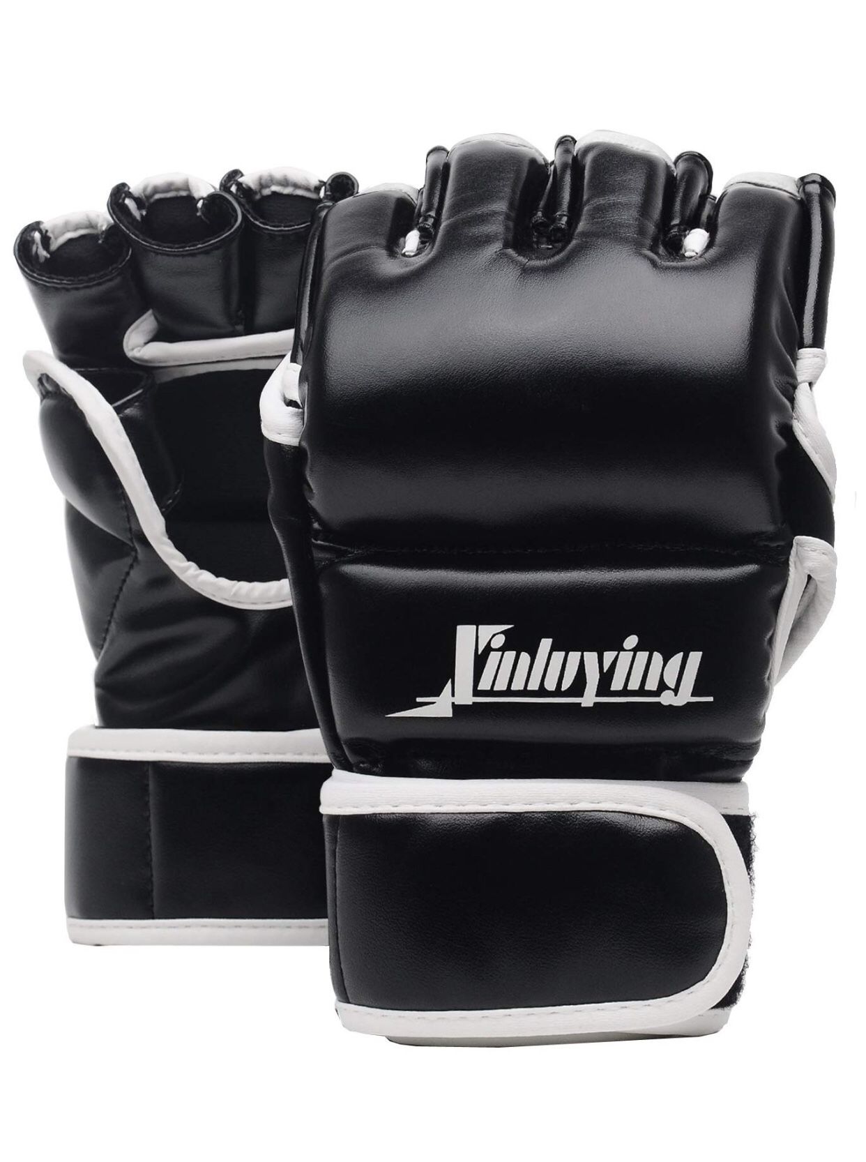 MMA Gloves Martial Arts Grappling Sparring Punch Bag UFC Combat Fighting Boxing Training Gloves 10 oz for Men Women.Size M