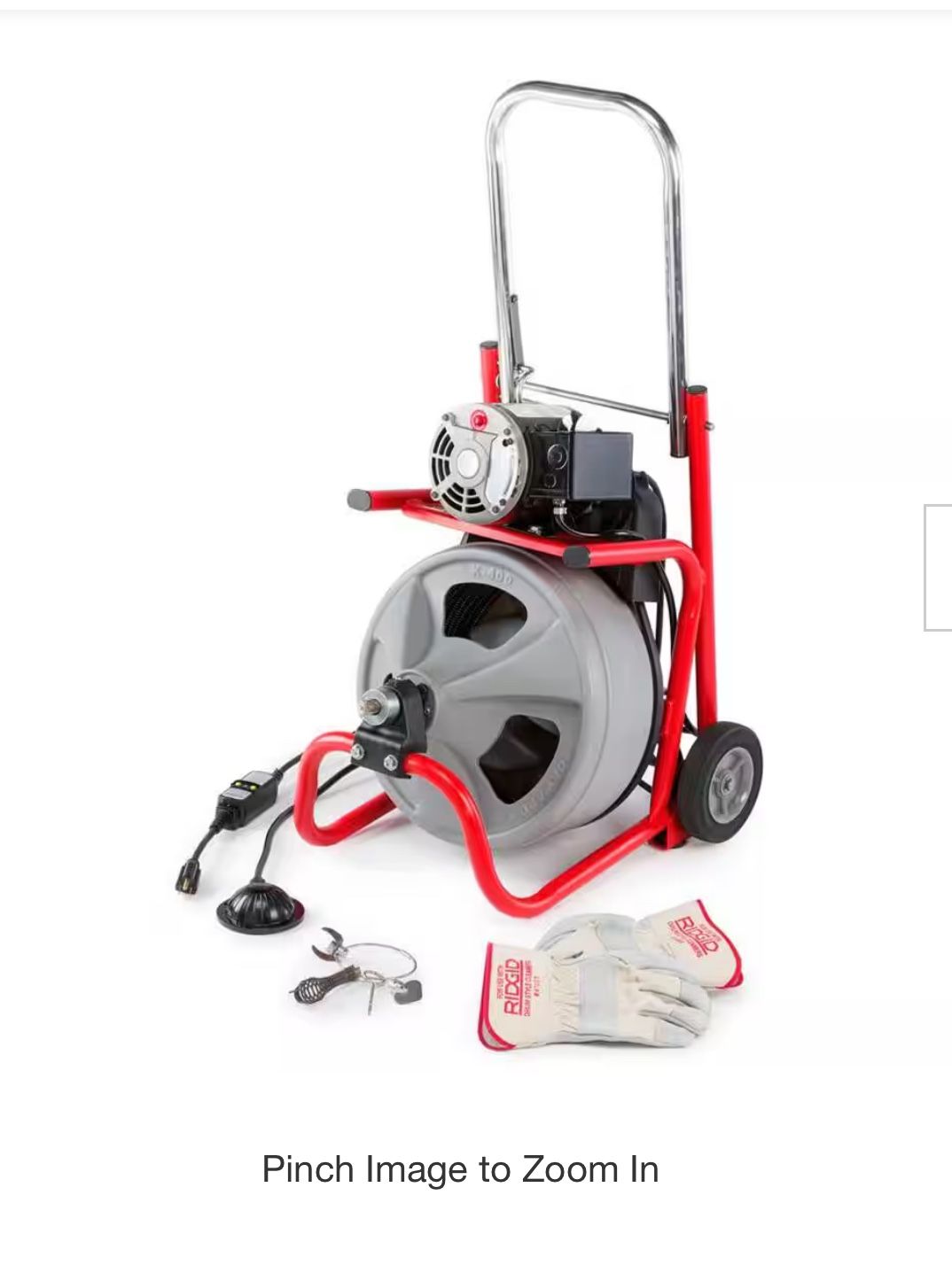 Drain Cleaning Snake Auger