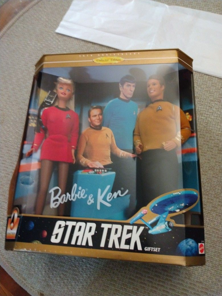 Star Trek Barbie And Ken Vintage