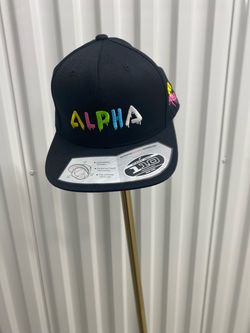 Alpha Flexfit 110 Black Snapback Hat