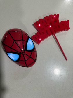 Spiderman cake topper