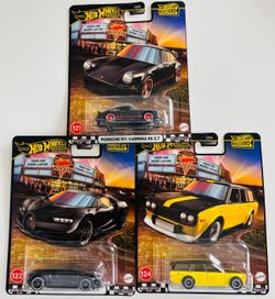 Hot Wheels Boulevards Porsche Bugatti Datsun