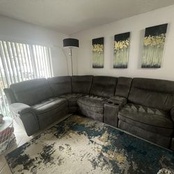 L - shaped sectional sofa