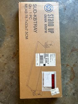 Stand up desk store keyboard tray