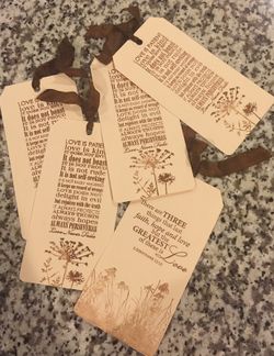 BOOKMARKS $3.50 EACH