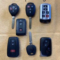Llaves Para Toyota Y Controles 