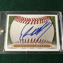 Ethan Holliday Autographed Card 